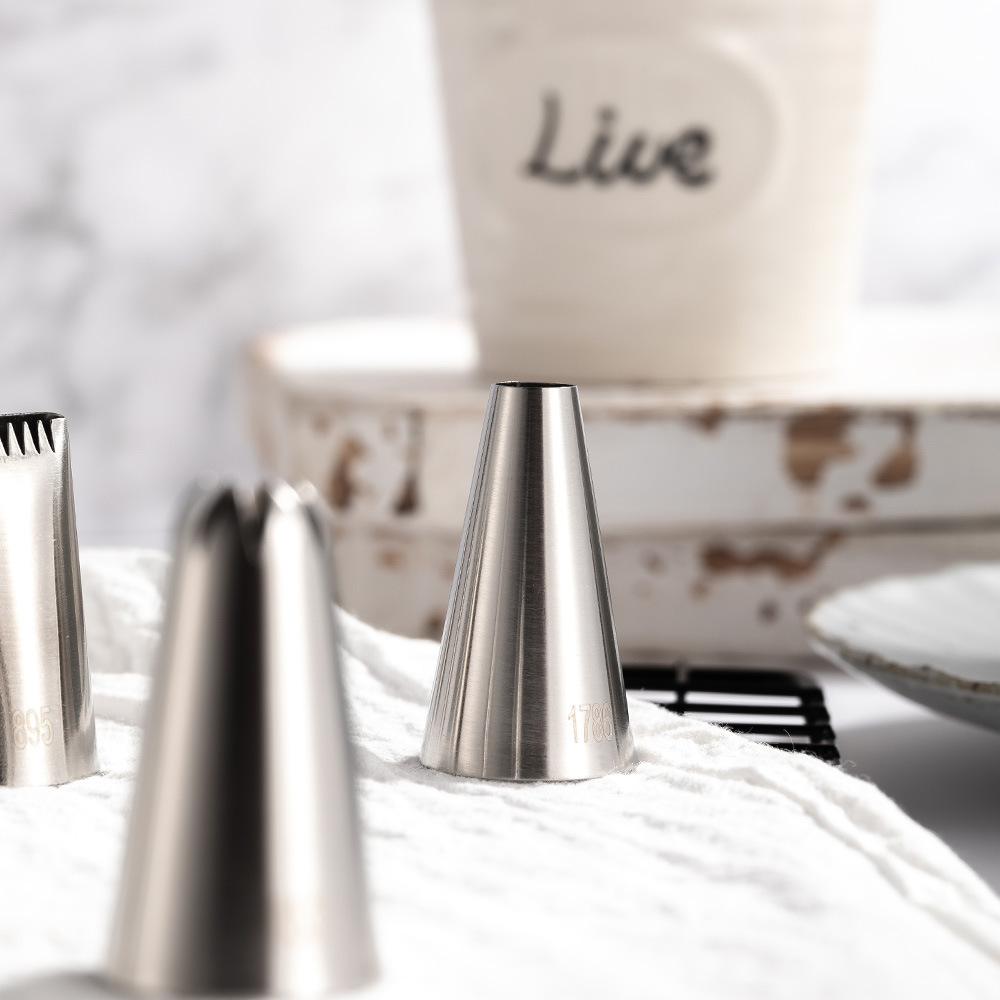 中号304不锈钢裱花嘴曲奇裱花嘴烘焙蛋糕裱花工具|ms