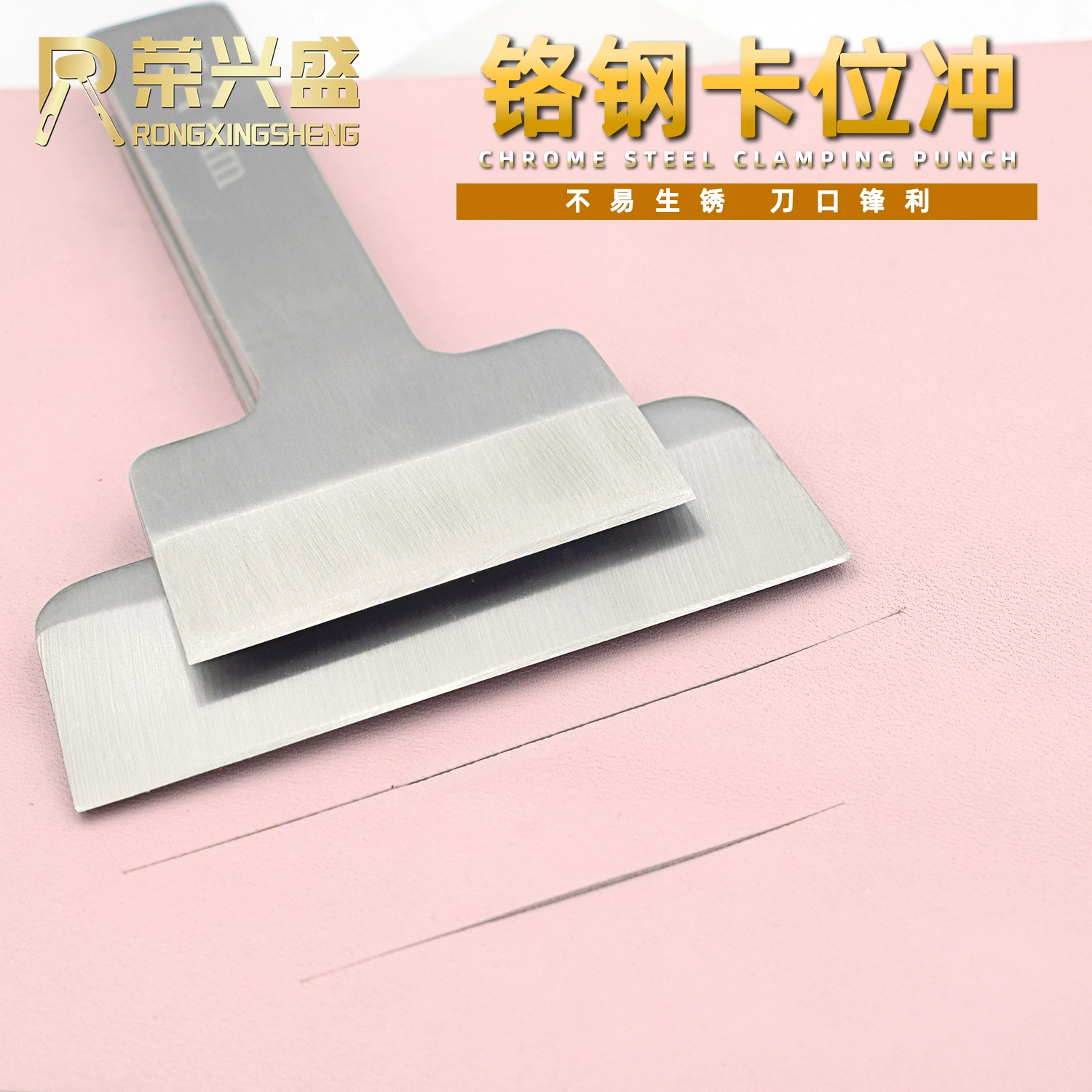 Хромированная сталь положение карты пробивая кожа одно слово пробивая нож высококачественный положение карты пробивая бумажник пробивая