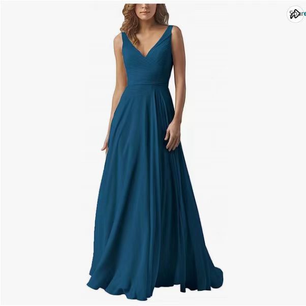 Amazon Foreign Trade V-Neck Long Evening Dress Aliexpress Foreign Trade Elegant Banquet Party Prom Dress Amazon Foreign Trade V-Neck Long Evening Dress Aliexpress Foreign Trade Elegant Banquet Party Prom Dress