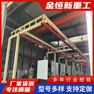 Kbk Flexible Suspension Crane Track Crane Light Combination Workshop Assembly Line Remote Control Lifting Crane