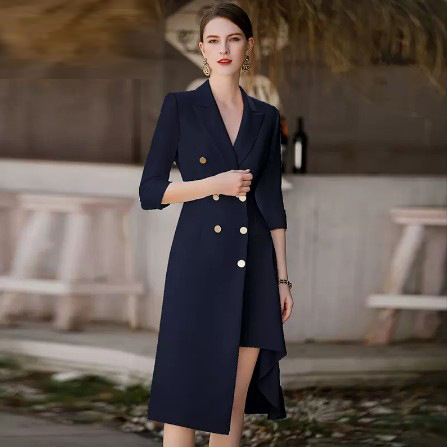 Navy Blue Dress