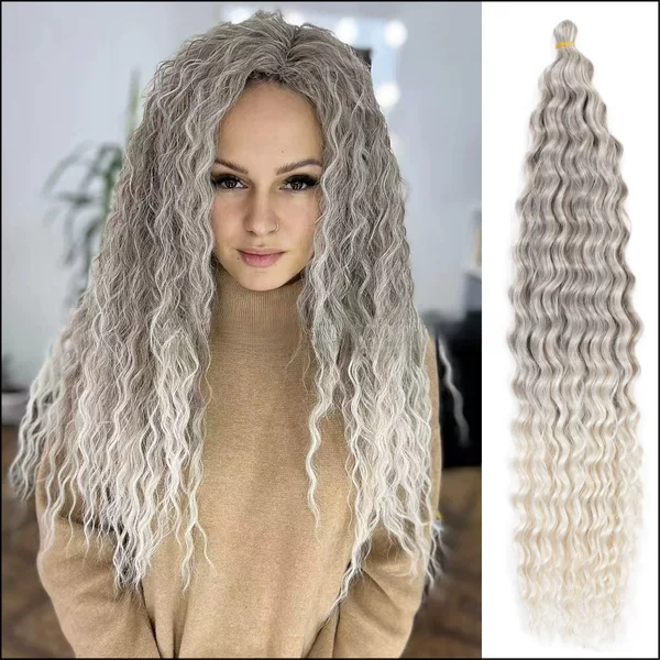 Афрокудри Ариэль Chemical Fiber Long Curly Hair Wig Latin American Roll Arie curl