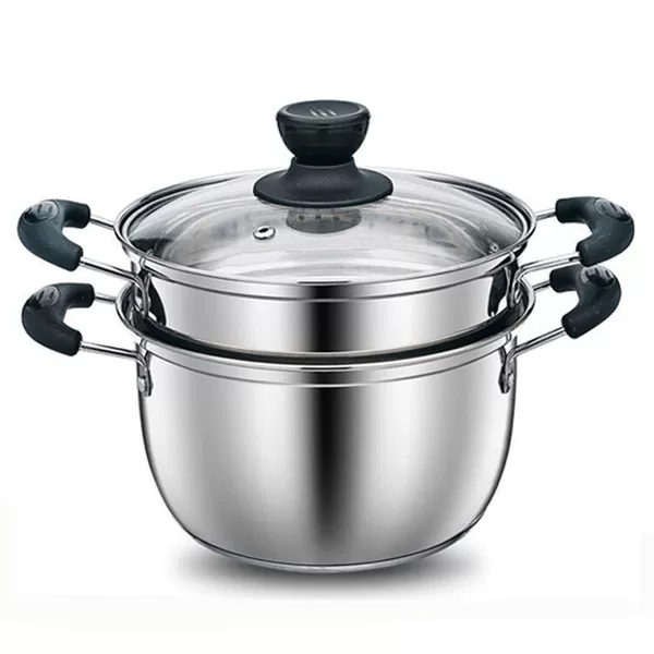 18cm single handle plus steamer double handle☆☆
