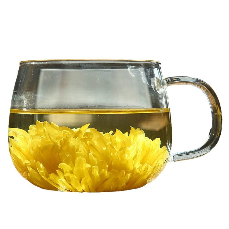 Heat -resistant glass round fun coffee cup coffee cup gift cup gift tea and tea cup cute office water cup