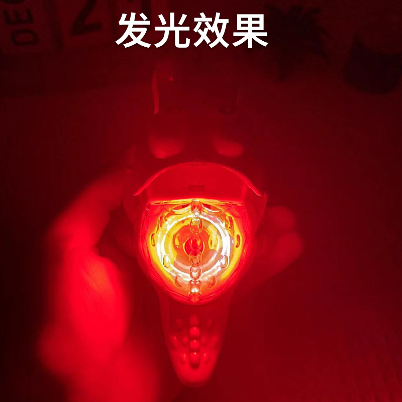 Hilo de tracción creativo, cabello luminoso, dibujos animados de cocodrilo, lindo y divertido, tirón de cuerda, puesto de cocodrilo flash, juguetes para niños de azúcar al por mayor