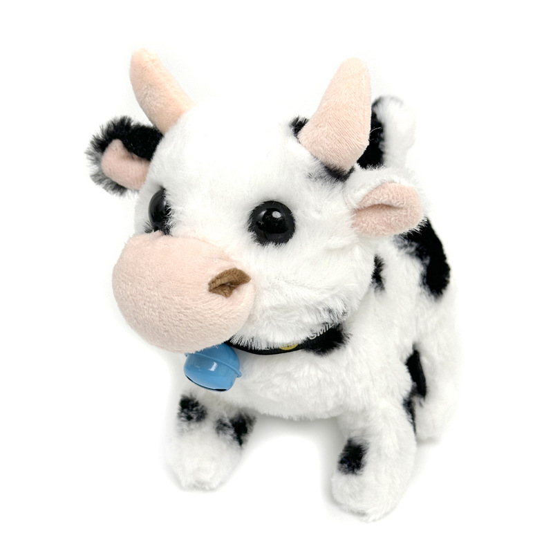 Vaca de Peluche Eléctrica de Plástico e Interactiva para Niños