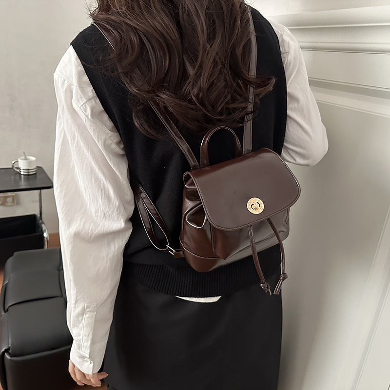 Women's Mini Backpack Retro Style For Commuting And Travel_voghion.com