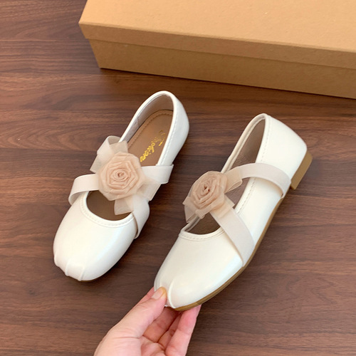 Elegant and Fashionable Women's Mary Jane Flower Summer and Autumn Casual Low-Top Ballet Flat Shoes - High-End New Arrival Style