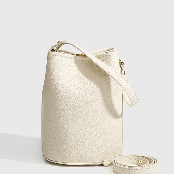 Women’s Bags Litchi Pattern Niche Design Bucket Bag Large Capacity Tote Bag All-match Single Shoulder Crossbody Women's Bag_voghion.com