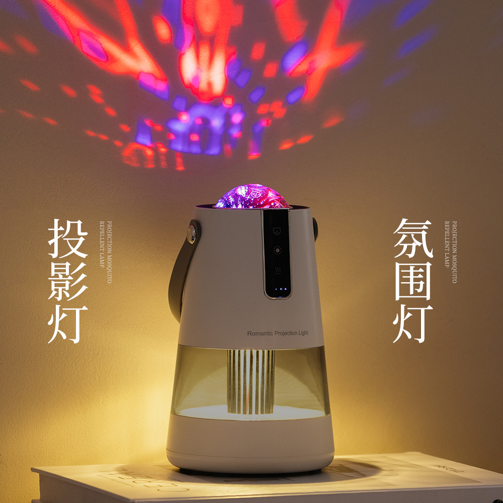 2023 new creative usb projection night light portable outdoor ceiling lamp home desktop colorful projection lamp