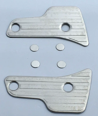 Suitable for 10-23 Models of Toyota Prado Threshold Strips, Prado 2700 Welcome Step Boards, Middle East 4000 Footboards (Dekorativ pedal başlıqları) - rear-triangle-trim-cover-small-triangle-sill-strip-6-piece-set