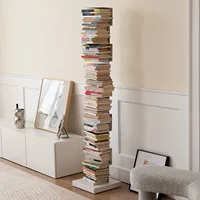 Невидимая книжная полка, напольная интернет-знаменитость, железный угловой книжный шкаф для гостиной, современный простой трехмерный скрытый скандинавский стеллаж для хранения