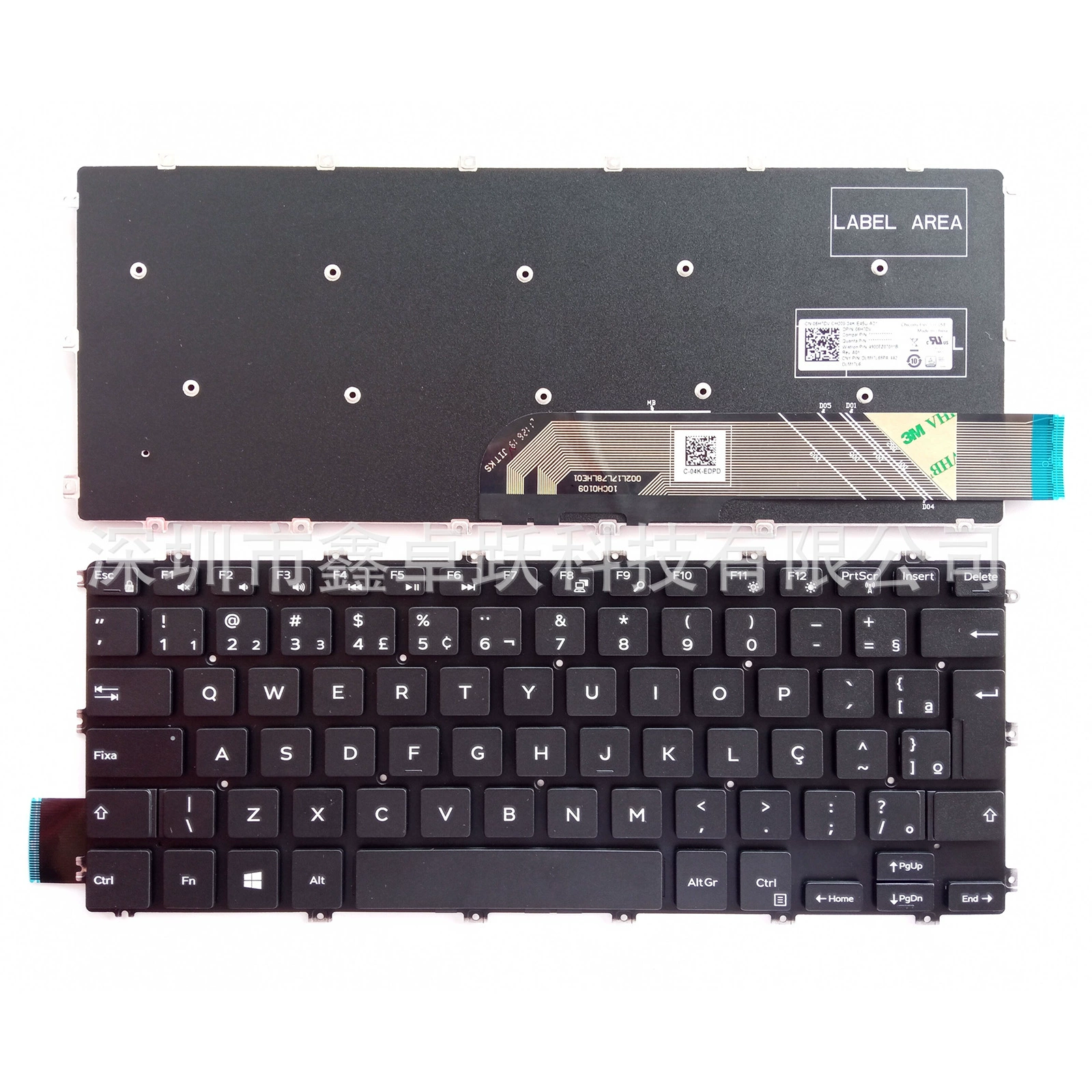 BR подходит для клавиатуры Dell Latitude3400 3310 3390 5481 P92G P91G P76F 7586