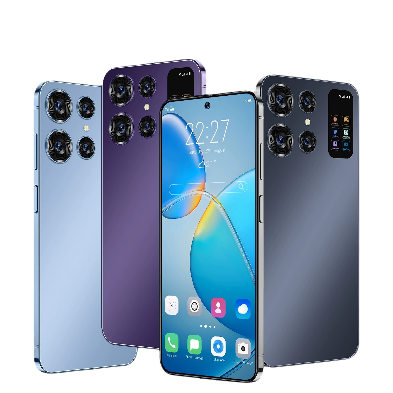 爆款跨境外贸手机S24Ultra7.0寸大屏高清16+1T大内存源头工厂代发