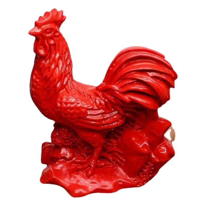 Фигурки животных из киновари, символы зодиака, красный песчаный камень: Крыса, Бык, Тигр, Кролик, Дракон, Змея, Лошадь, Овца, Обезьяна, Курица, Собака, Свинья — три гармонии, приносящие богатство