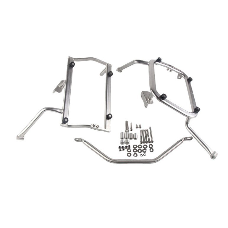 Aplicable a BMWG310GS caja lateral de acero inoxidable soporte de caja lateral de aleación de aluminio soporte fijo sin pérdidas