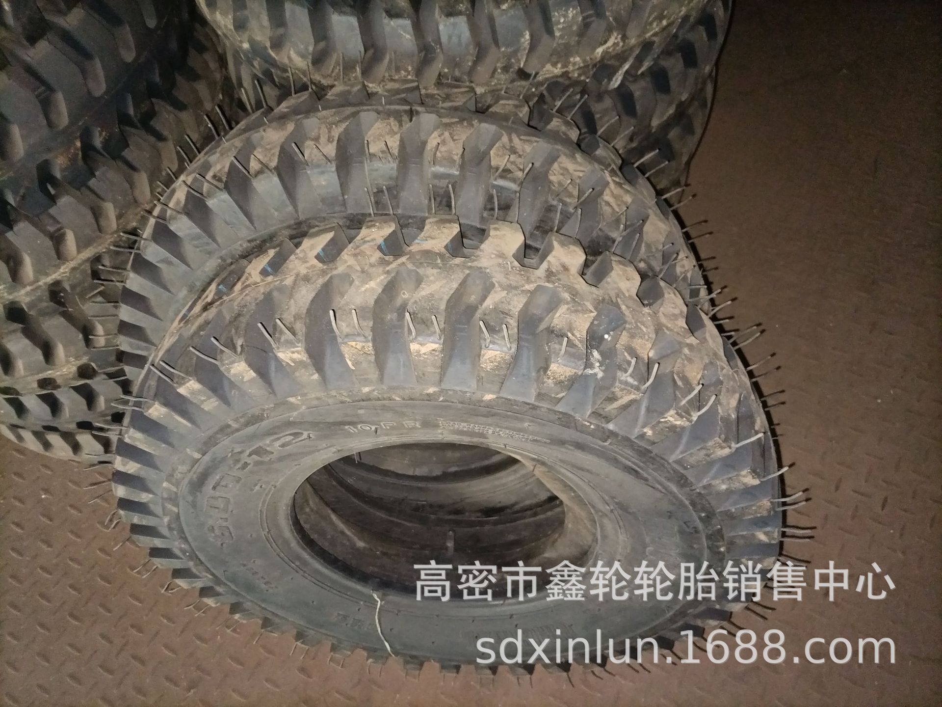 供应6.00-12工程小货车轮胎7.00-12羊角花纹矿用