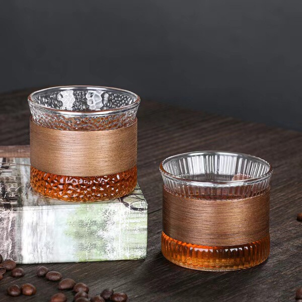 Glass coffee tea cup