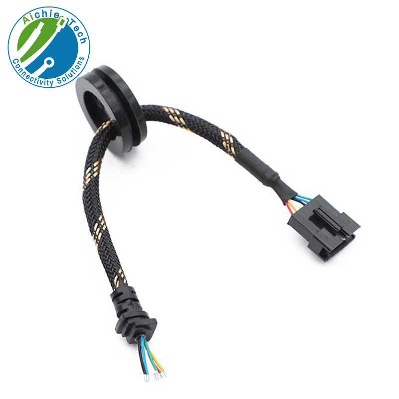 SM端子线 可定 制电子防水线 LED电源连接线束汽车编织线束