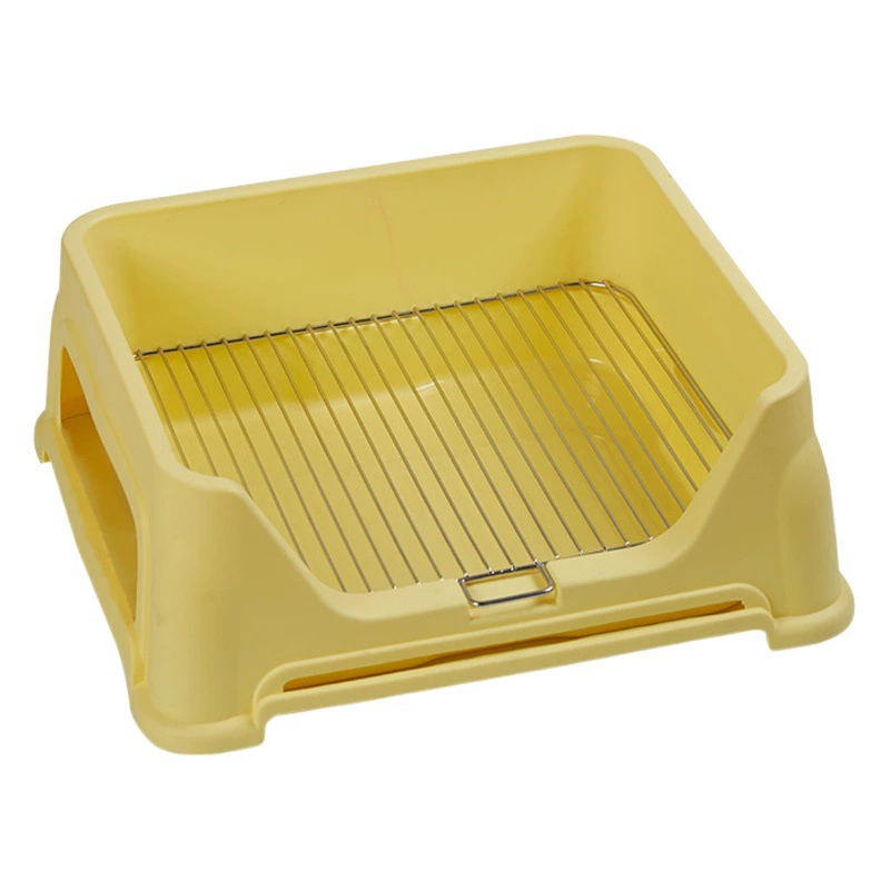 Туалет для собак со настенным поддоном сетка из нержавеющей стали, предотвращающая поступление экскрементов, интегрированная для средних и маленьких собак, большая собака, песчаная раковина, туалет для собак