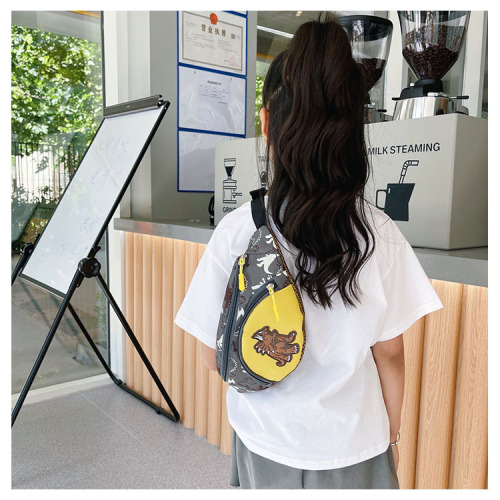  New Fashion Cute Cartoon Dinosaur Crossbody Bag for Kids (Unisex)