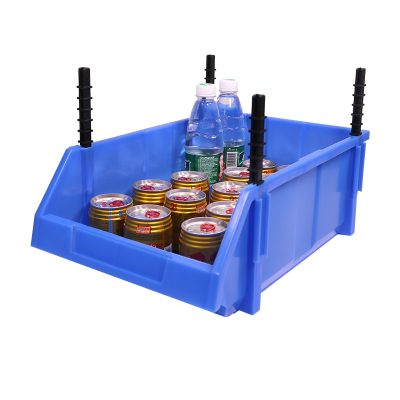 Caja de piezas de plástico combinado oblicuo estante material elemento caja estante hardware autopartes herramienta tornillo rack de almacenamiento