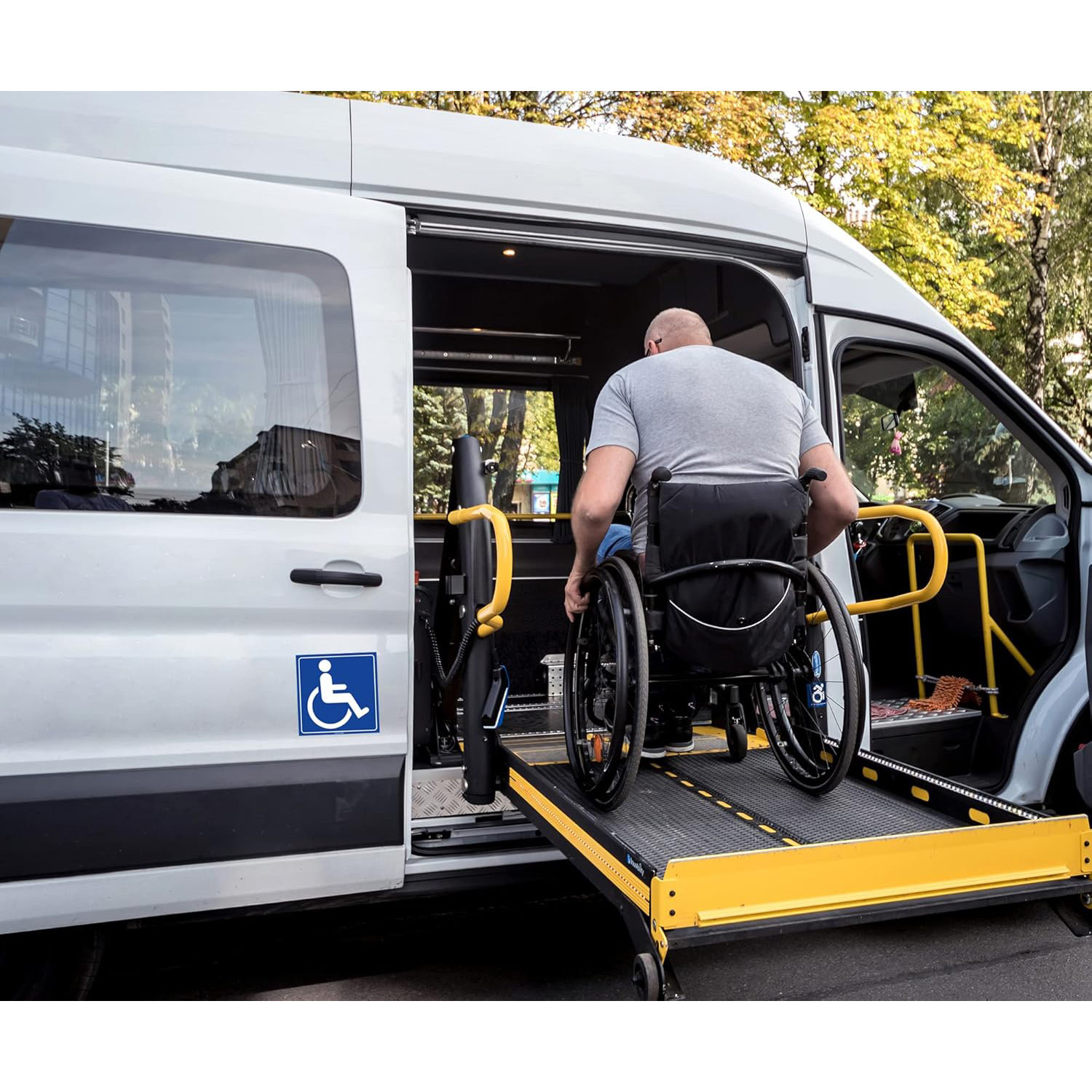 Amazon para sillas de ruedas accesibles auto vinilo adhesivo anti-UV