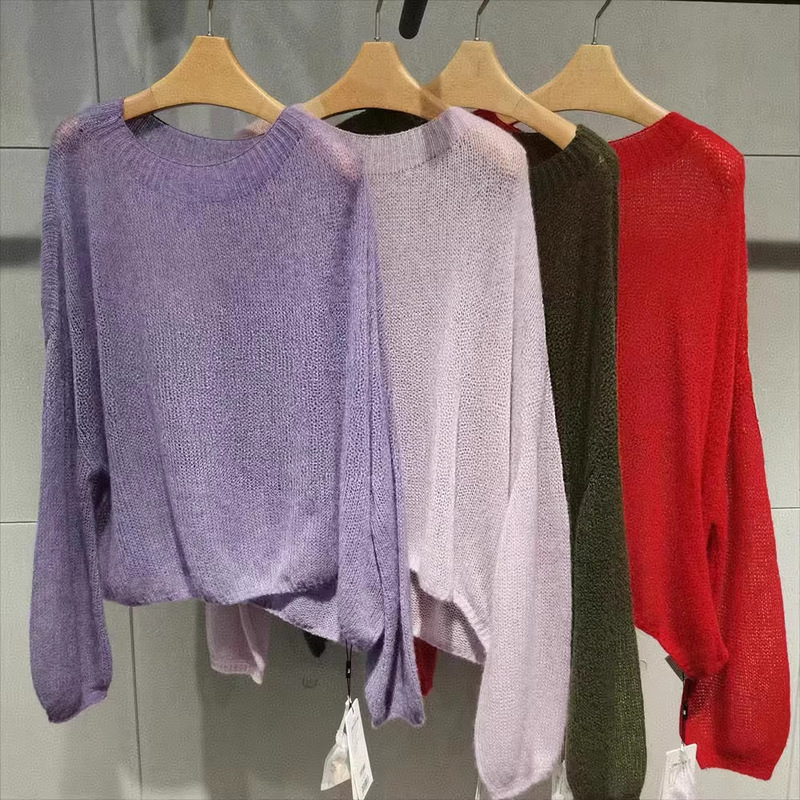 M**Meng Women's Clothing 2026 Spring New Fashion Versatile Multi-Color Cashmere Knitted Sweater 5H1130686