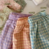 Розовый в клетку 17 (шорты)