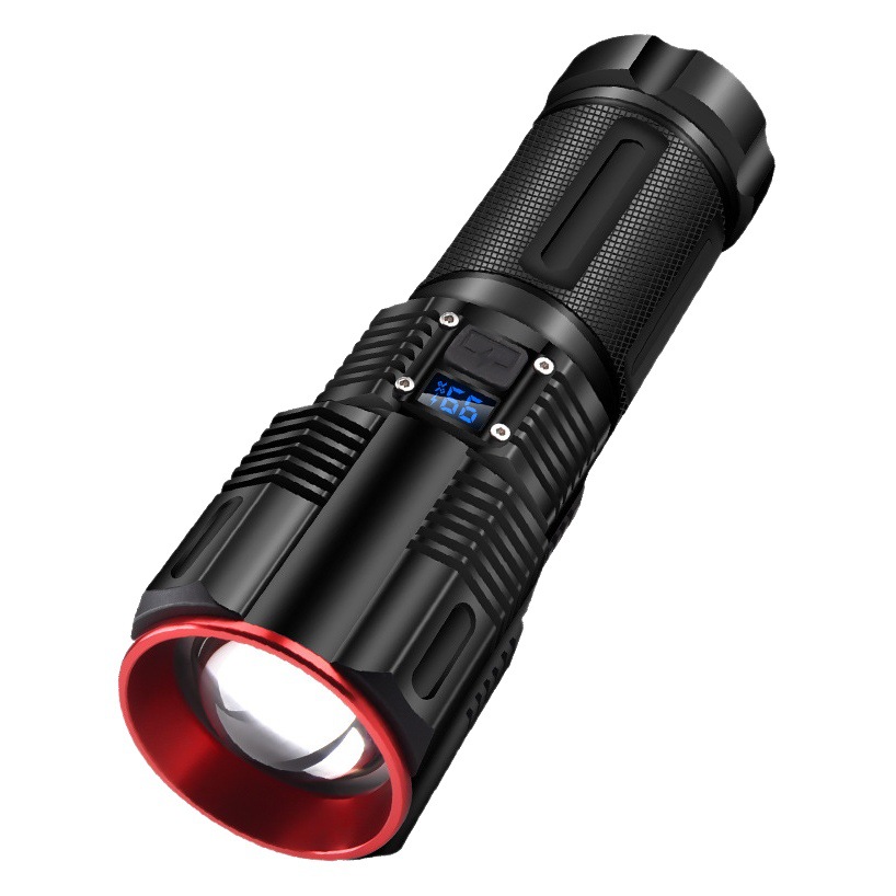 Linterna LED recargable de alta potencia para exterior