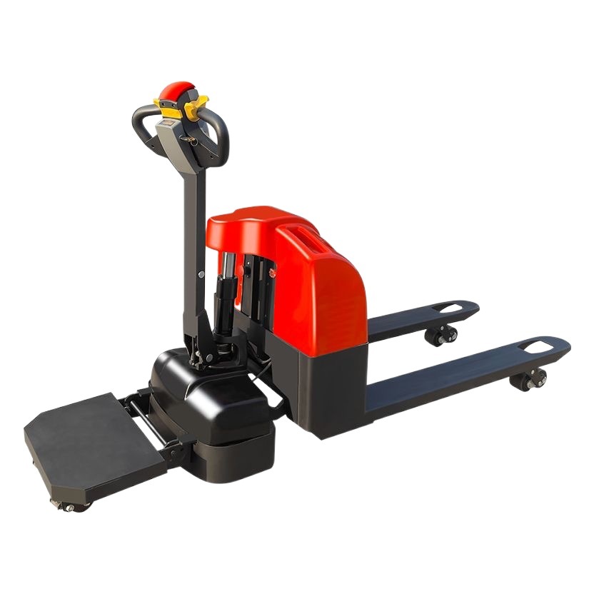 Montacargas semieléctrico de 2.5 toneladas con báscula, transpaleta hidráulica, vehículo todoterreno de 3 toneladas para obras de construcción, vehículo para manipulación de palets, rey de las carreteras.