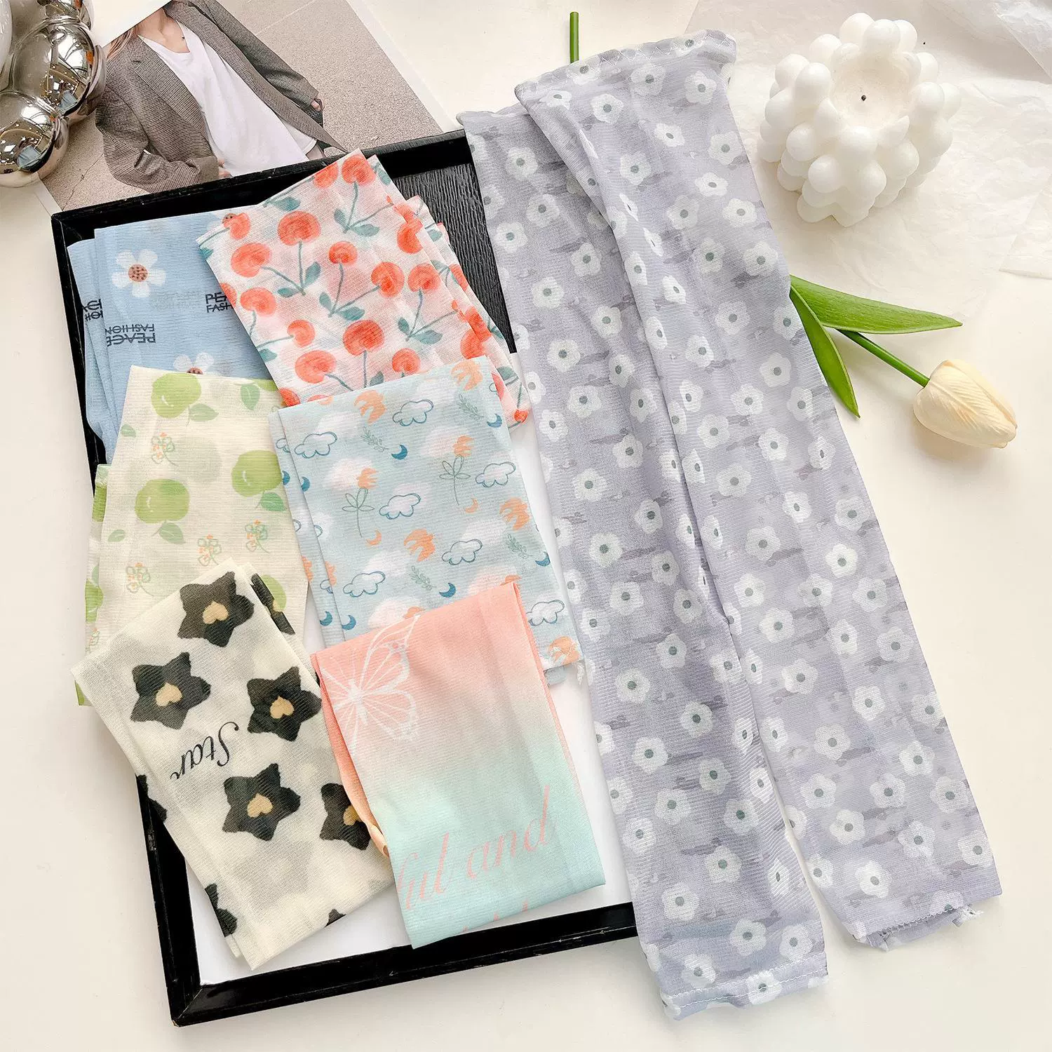 Солнцезащитный крем с рукавами из ледяного шелка, Женский Летний Тонкий Сетчатый локоть, вождение на открытом воздухе, езда на велосипеде, ледяной рукав, модный игровой рукав