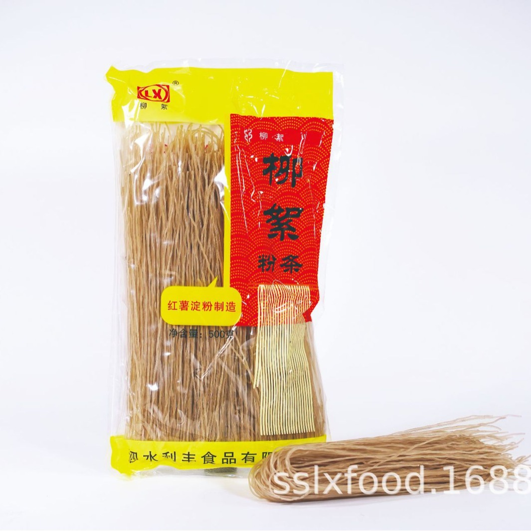 山东济宁泗水柳絮红薯地瓜淀粉粉条500g*30包箱装规格