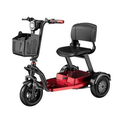 Qatlanan elektrik velosipedlər, parent-child use, lightweight foldable electric vehicle - 48v-10alithium-battery-about-30-milesrecommended-for-climbing-hillsdual-rear-drive-red
