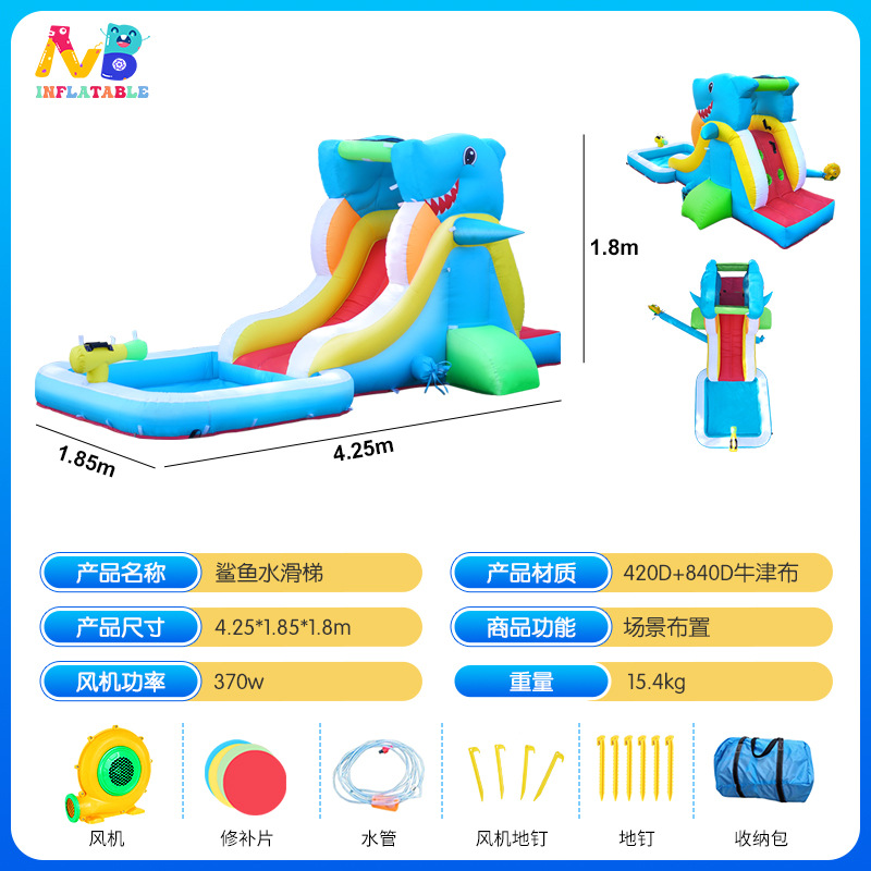 castillo infláble al aire libre con tobogan infláble doméstico con tobogan infláble para niños pequeños castillo infláble combinación de juguetes de parque de atracciones