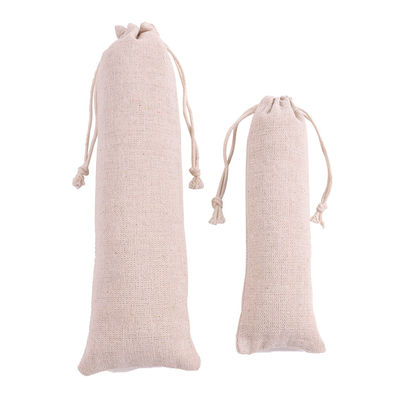 Suministro directo de fábrica paja bolsa portátil paja de acero inoxidable bolsa de almacenamiento elástico vajilla paja bolsa de embalaje al por mayor