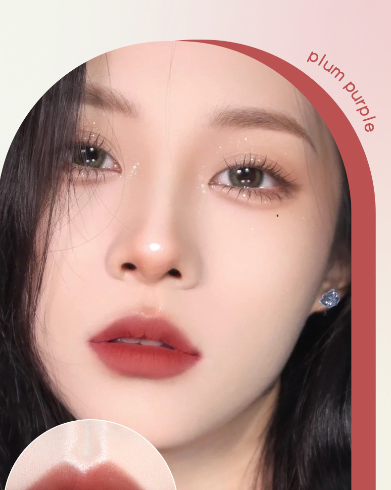 Mingxi Zhi lip gloss matte velvet matte long-lasting niche brand lipstick Affordable student lip gloss Lip gloss Lip paste Cross-border undefined