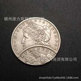 浮雕年创意美国骷髅纪念币厂家微章收藏批发