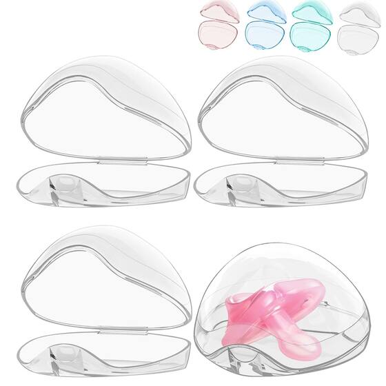 Cross-border Portable Dustproof Triangle Nipple Storage Box Baby Plastic Storage Nipple Storage Box Customized