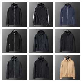 高品质秋冬款纯色夹克冲风衣时尚百搭简约青年上衣潮外套男女款