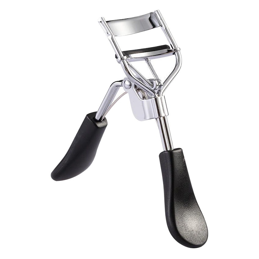 Curling rizador de pestañas de larga duración Dispositivo de curling que forma principiante de acero inoxidable mini herramienta de maquillaje portátil