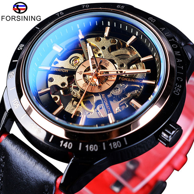Forsining blue light glass mechanical watch for men's leisure sports hollowed out fully automatic mechanical watch is_voghion.com