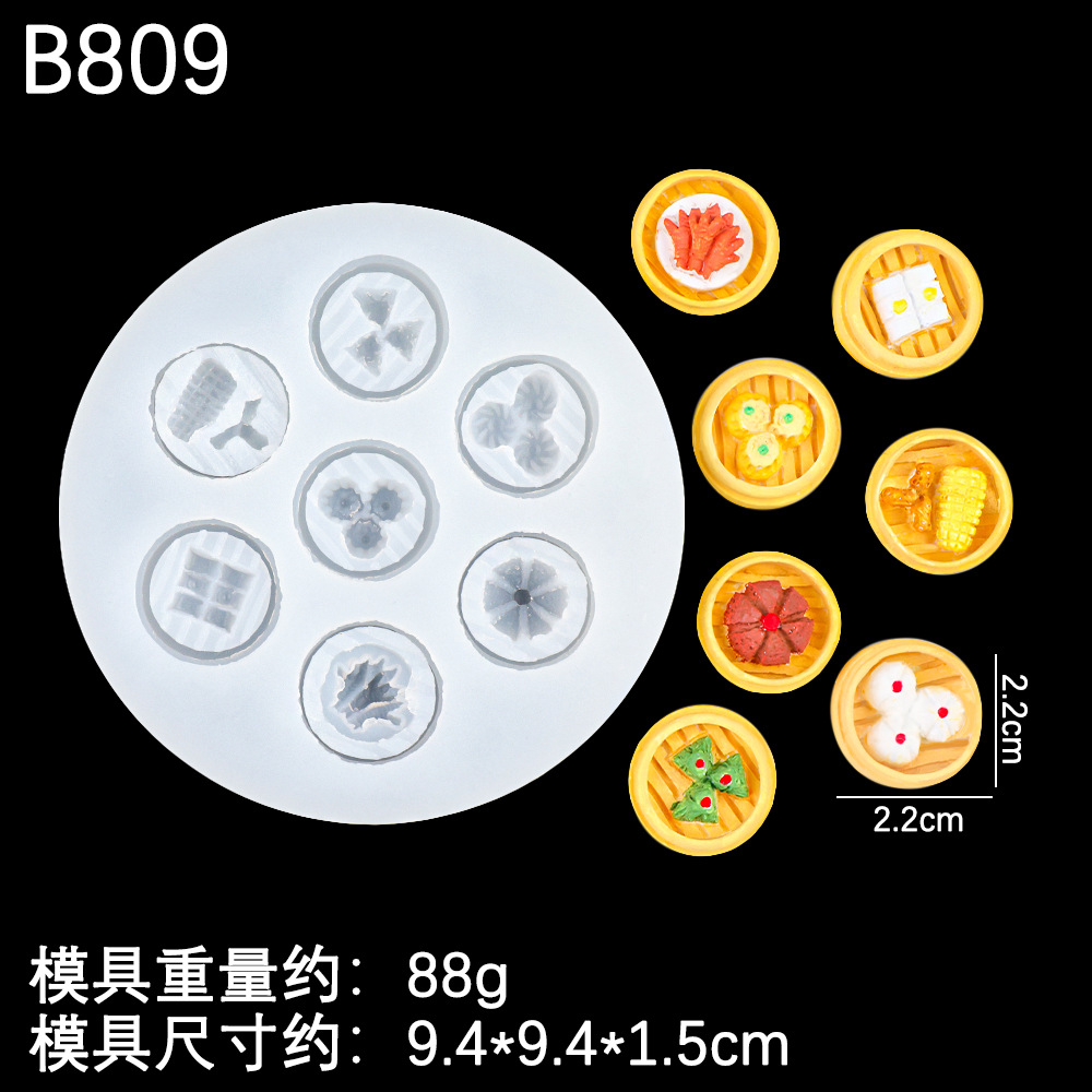 Mini galletas de hueso, pastel pequeño, molde de plástico de piedra, yeso de bricolaje, vapor de queso, adornos de chocolate, molde de silicona