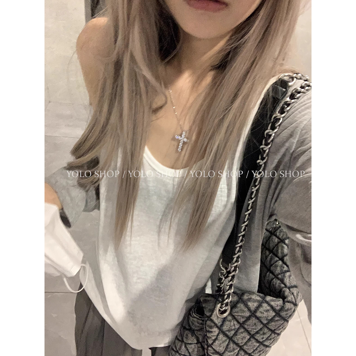 3412# YOLOSHOP松弛感万能打底背心基础百搭舒服慵懒随意可外穿