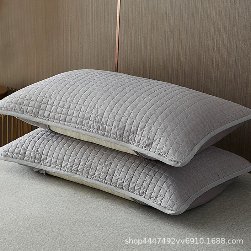 Hotel-Grade Pillow with Protective Case, Washable Pillowcase for Home, Adults, 48x74 cm