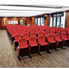 礼堂椅排座会议椅电影院剧院场馆报告厅培训靠背软包椅学校阶梯椅