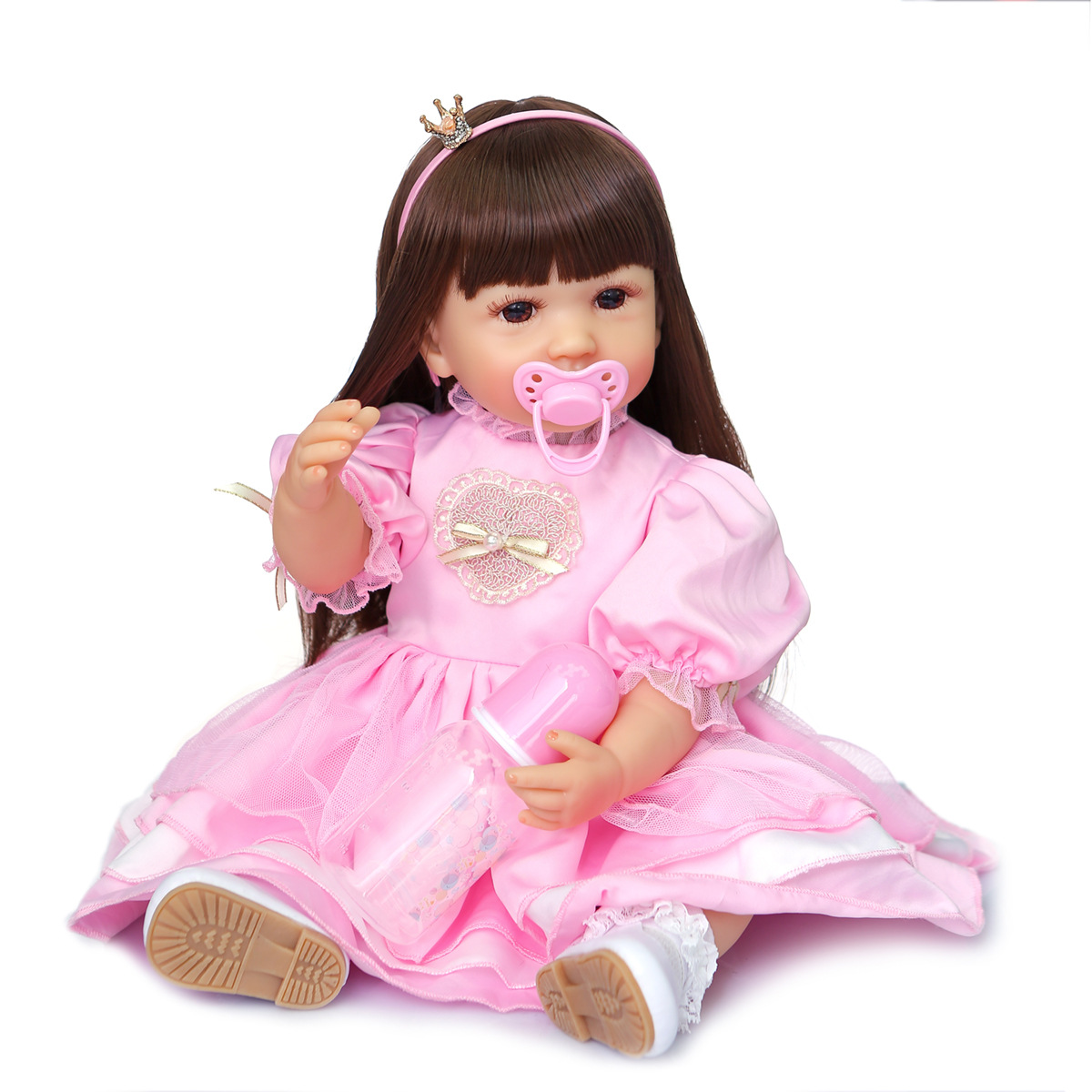 55cm muñeca de plástico completa simulación bebé Comercio Exterior Comercio Electrónico Océano Azul suministro