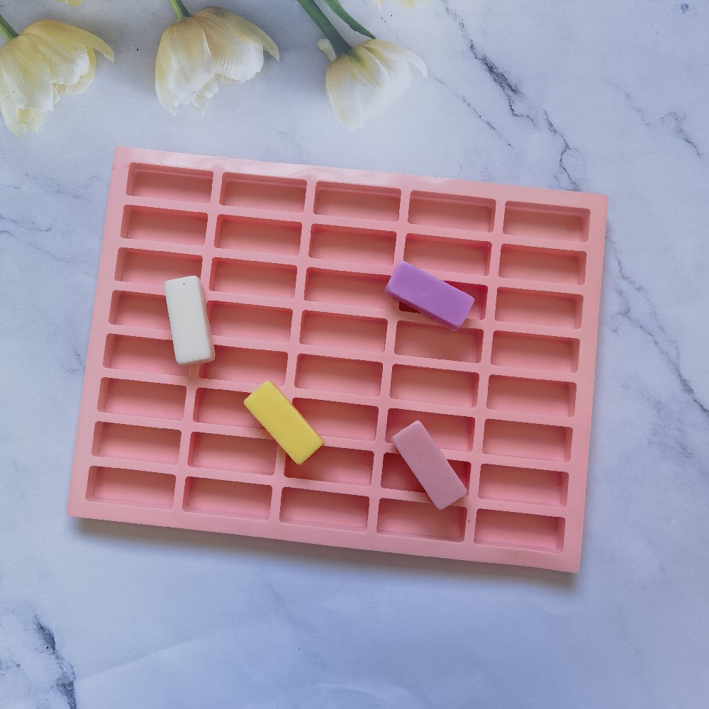 40 líneas de hielo 152 molde de silicona pastel helado pudín molde de postre jabón utensilios