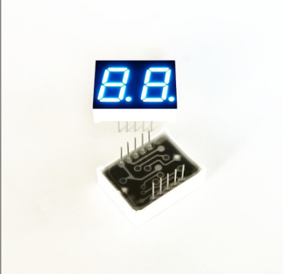 0.5英寸2位蓝光10只脚数码管 5202AB/5202BB 数码管0.5英寸