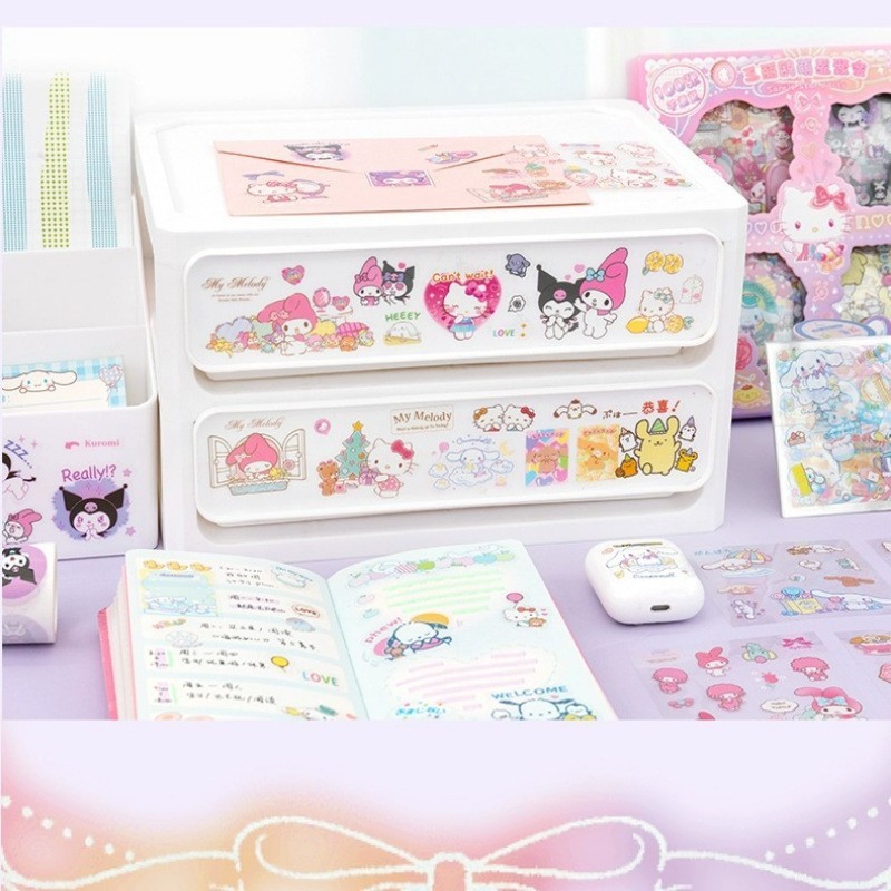 かわいい漫画ステッカーセット 100 非繰り返し文房具ステッカークリエイティブ児童学生 DIY ハンドブック素材|undefined